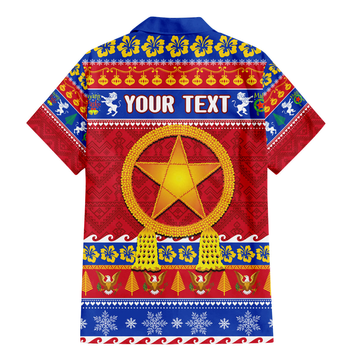 Custom Philippines Christmas Family Matching Mermaid Dress and Hawaiian Shirt Filipino Parol Maligayang Pasko - Wonder Print Shop