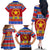 Custom Philippines Christmas Family Matching Off Shoulder Long Sleeve Dress and Hawaiian Shirt Filipino Parol Maligayang Pasko - Wonder Print Shop