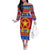 Custom Philippines Christmas Family Matching Off Shoulder Long Sleeve Dress and Hawaiian Shirt Filipino Parol Maligayang Pasko - Wonder Print Shop