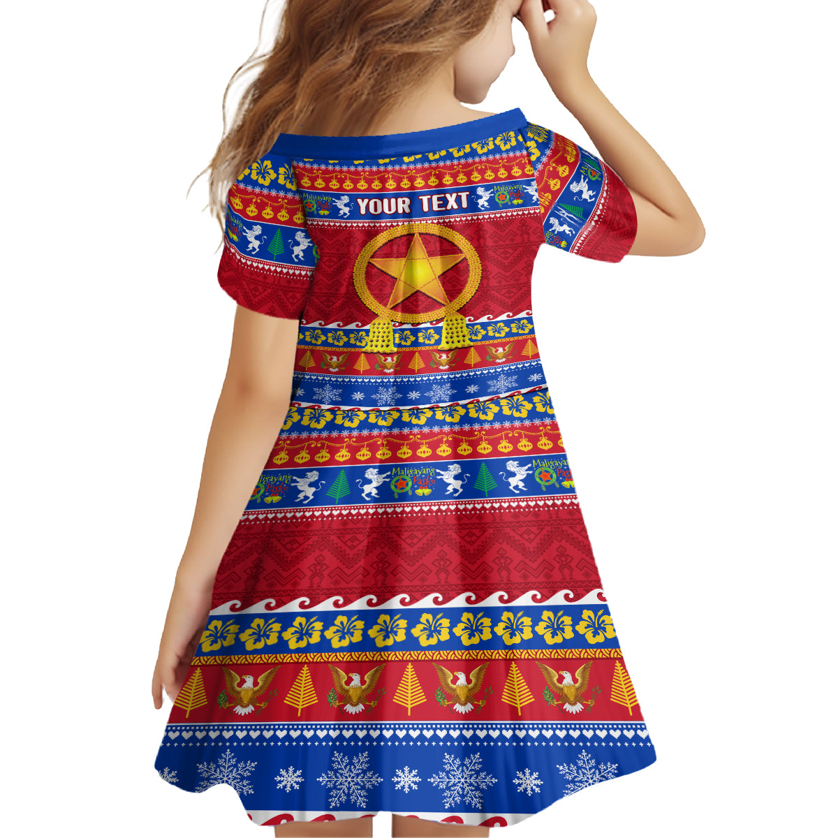 Custom Philippines Christmas Family Matching Tank Maxi Dress and Hawaiian Shirt Filipino Parol Maligayang Pasko - Wonder Print Shop