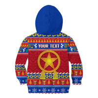 Custom Philippines Christmas Kid Hoodie Filipino Parol Maligayang Pasko - Wonder Print Shop