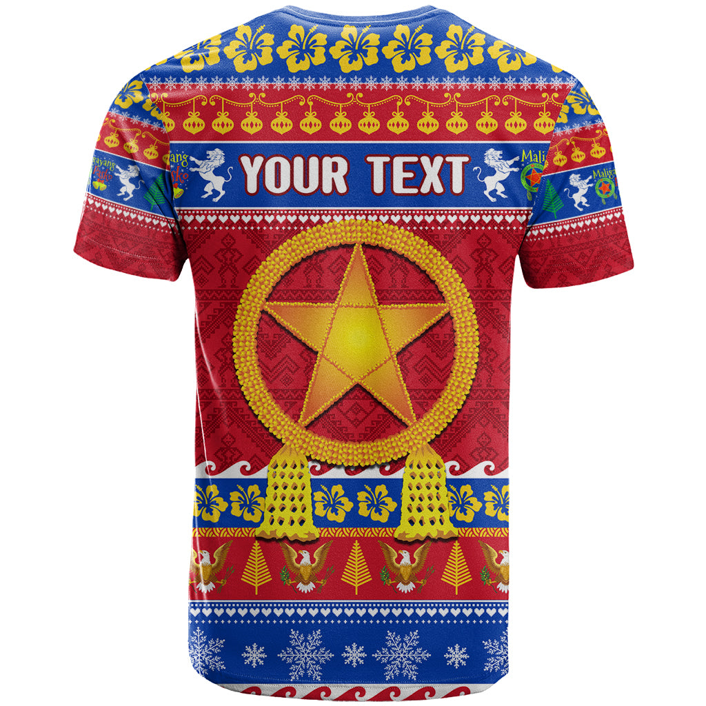 Custom Philippines Christmas T Shirt Filipino Parol Maligayang Pasko - Wonder Print Shop