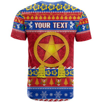 Custom Philippines Christmas T Shirt Filipino Parol Maligayang Pasko - Wonder Print Shop