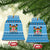 Custom Fiji Christmas Ceramic Ornament Fijian Tapa Marau na Kerisimasi - Wonder Print Shop
