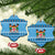 Custom Fiji Christmas Ceramic Ornament Fijian Tapa Marau na Kerisimasi - Wonder Print Shop