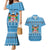Custom Fiji Christmas Couples Matching Mermaid Dress and Hawaiian Shirt Fijian Tapa Marau na Kerisimasi - Wonder Print Shop