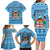 Custom Fiji Christmas Family Matching Long Sleeve Bodycon Dress and Hawaiian Shirt Fijian Tapa Marau na Kerisimasi - Wonder Print Shop