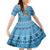 Custom Fiji Christmas Family Matching Mermaid Dress and Hawaiian Shirt Fijian Tapa Marau na Kerisimasi - Wonder Print Shop