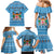 Custom Fiji Christmas Family Matching Mermaid Dress and Hawaiian Shirt Fijian Tapa Marau na Kerisimasi - Wonder Print Shop