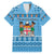 Custom Fiji Christmas Family Matching Mermaid Dress and Hawaiian Shirt Fijian Tapa Marau na Kerisimasi - Wonder Print Shop