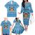 Custom Fiji Christmas Family Matching Off Shoulder Long Sleeve Dress and Hawaiian Shirt Fijian Tapa Marau na Kerisimasi - Wonder Print Shop