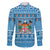 Custom Fiji Christmas Family Matching Off Shoulder Long Sleeve Dress and Hawaiian Shirt Fijian Tapa Marau na Kerisimasi - Wonder Print Shop