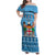 Custom Fiji Christmas Family Matching Off Shoulder Maxi Dress and Hawaiian Shirt Fijian Tapa Marau na Kerisimasi - Wonder Print Shop