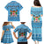 Custom Fiji Christmas Family Matching Puletasi Dress and Hawaiian Shirt Fijian Tapa Marau na Kerisimasi - Wonder Print Shop