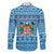 Custom Fiji Christmas Family Matching Puletasi Dress and Hawaiian Shirt Fijian Tapa Marau na Kerisimasi - Wonder Print Shop
