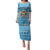 Custom Fiji Christmas Family Matching Puletasi Dress and Hawaiian Shirt Fijian Tapa Marau na Kerisimasi - Wonder Print Shop