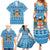 Custom Fiji Christmas Family Matching Summer Maxi Dress and Hawaiian Shirt Fijian Tapa Marau na Kerisimasi - Wonder Print Shop
