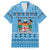 Custom Fiji Christmas Family Matching Summer Maxi Dress and Hawaiian Shirt Fijian Tapa Marau na Kerisimasi - Wonder Print Shop