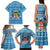 Custom Fiji Christmas Family Matching Tank Maxi Dress and Hawaiian Shirt Fijian Tapa Marau na Kerisimasi - Wonder Print Shop