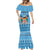 Custom Fiji Christmas Mermaid Dress Fijian Tapa Marau na Kerisimasi - Wonder Print Shop