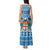 Custom Fiji Christmas Tank Maxi Dress Fijian Tapa Marau na Kerisimasi - Wonder Print Shop