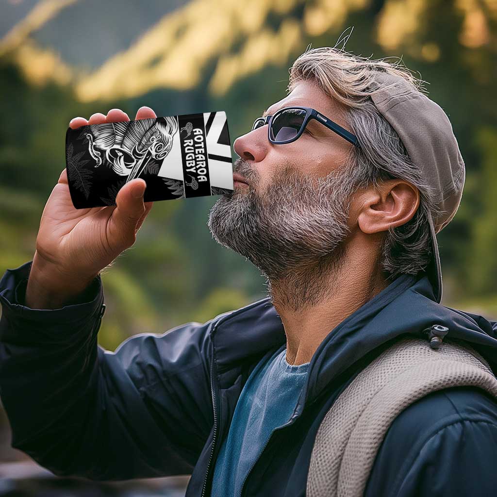 Custom Aotearoa Silver Fern Rugby 4 in 1 Can Cooler Tumbler 2024 Go Kiwi - Wonder Print Shop