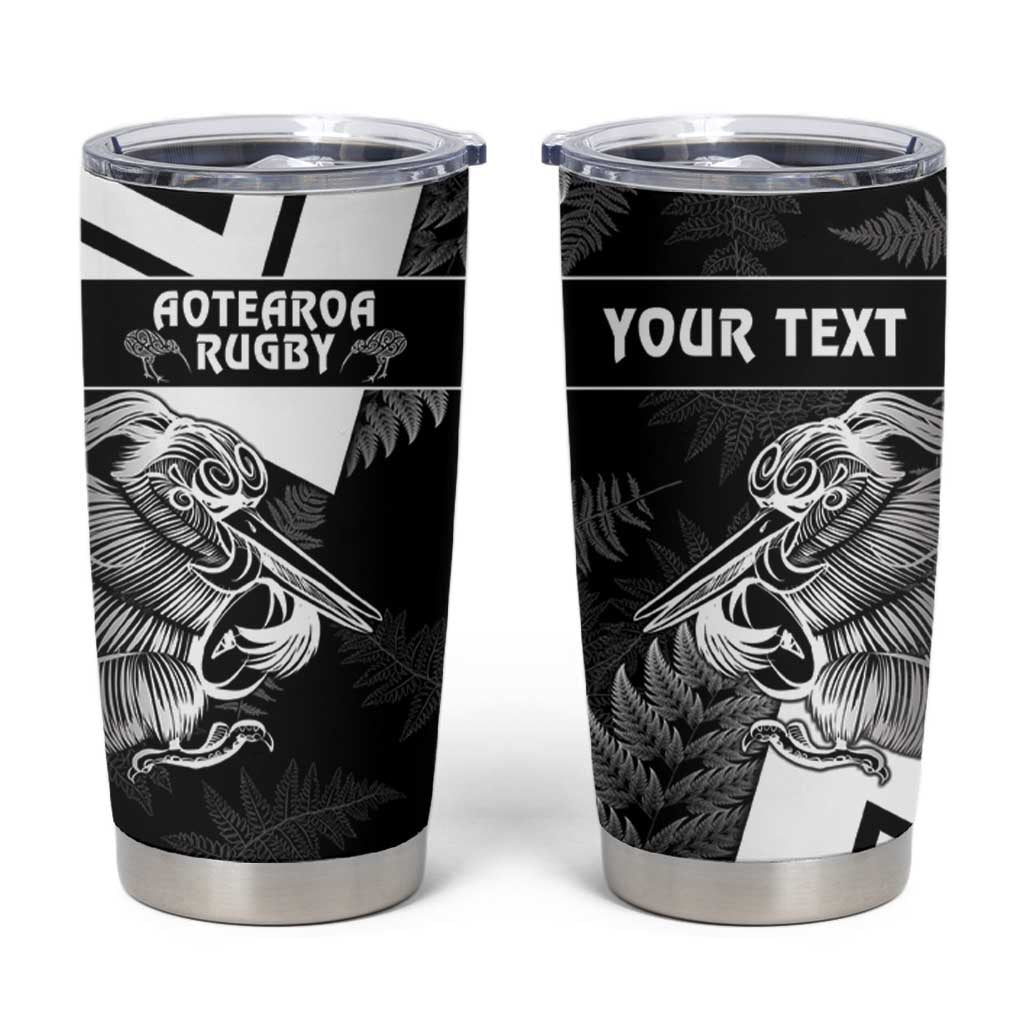 Custom Aotearoa Silver Fern Rugby Tumbler Cup 2024 Go Kiwi - Wonder Print Shop