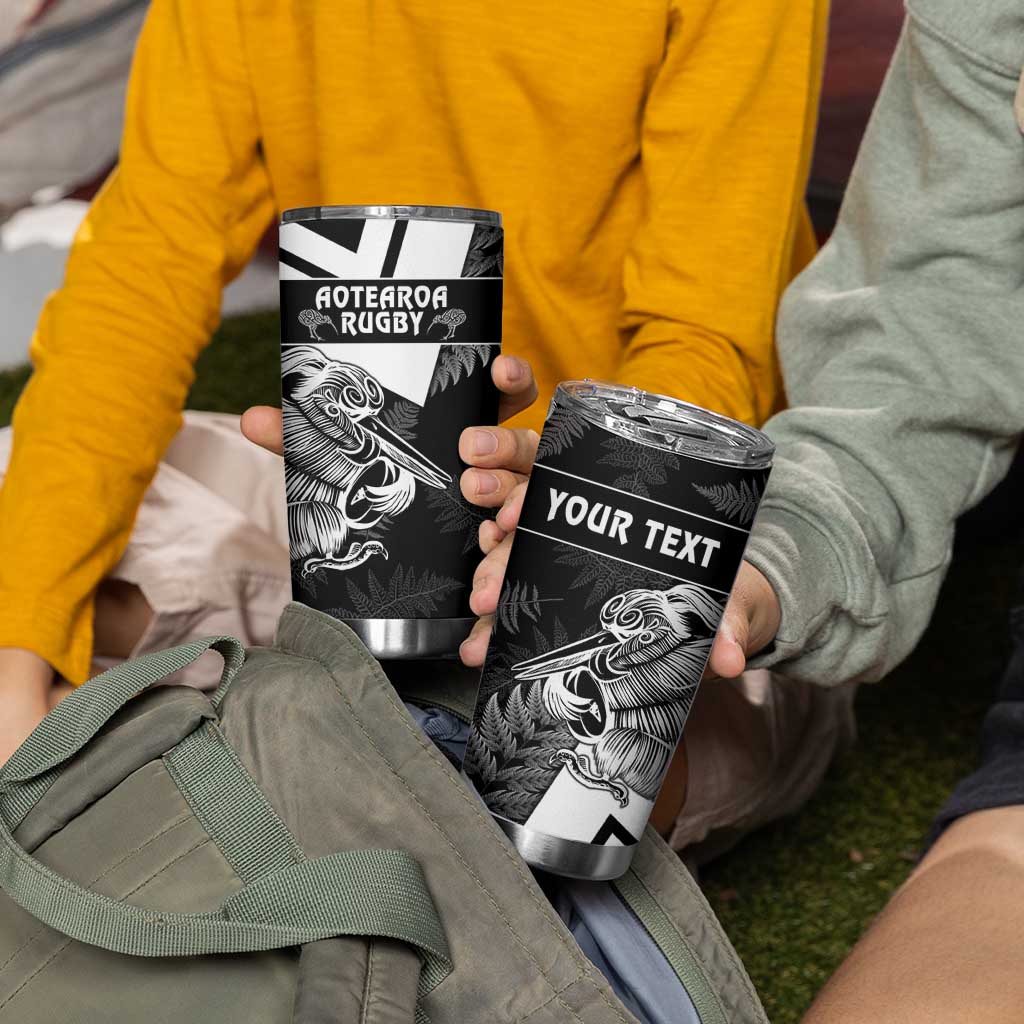 Custom Aotearoa Silver Fern Rugby Tumbler Cup 2024 Go Kiwi - Wonder Print Shop