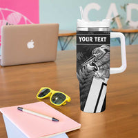 Custom Aotearoa Silver Fern Rugby Tumbler With Handle 2024 Go Kiwi - Wonder Print Shop