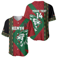 Kenya Rugby Custom Baseball Jersey Go Lionesses - African Pattern - Wonder Print Shop