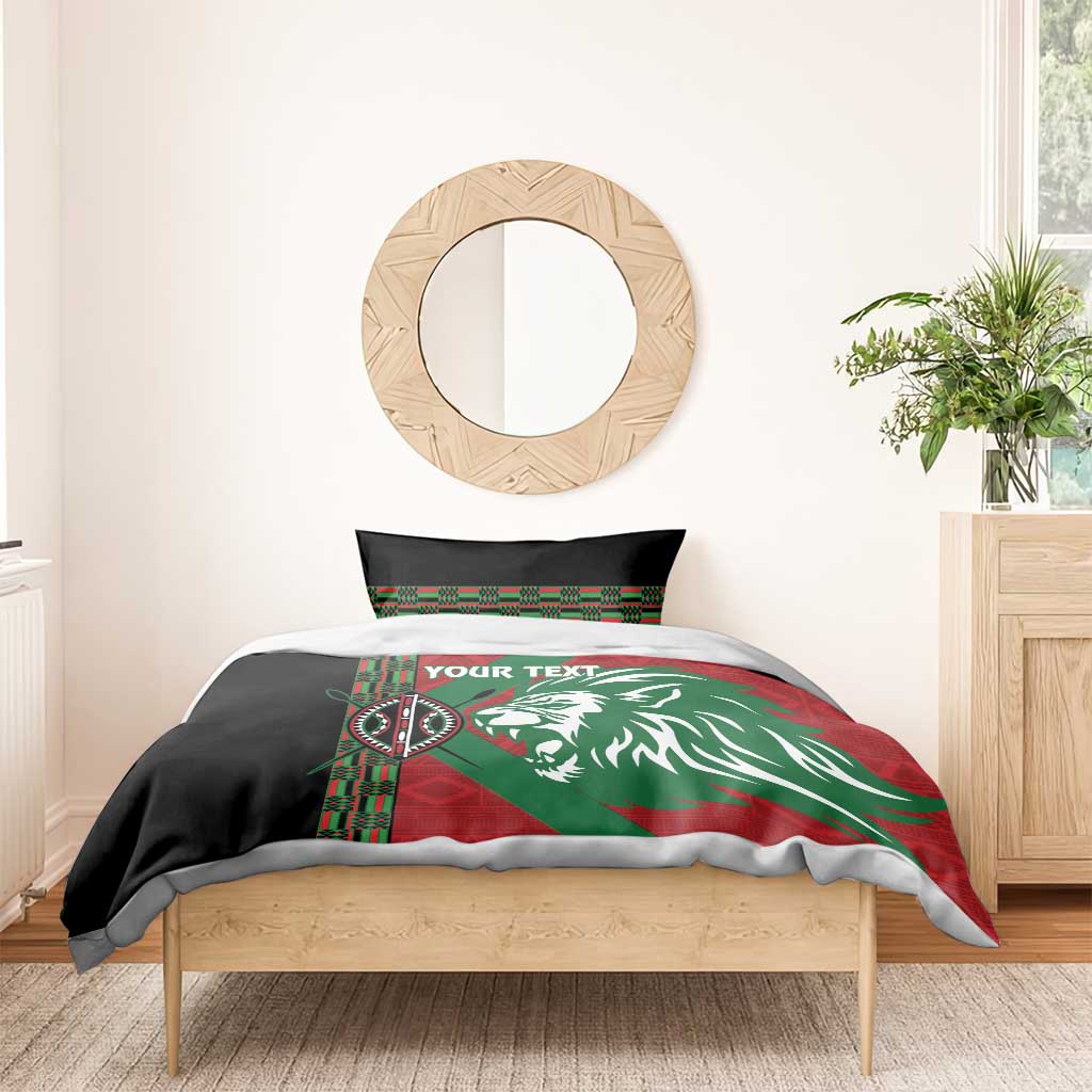 Kenya Rugby Custom Bedding Set Go Lionesses - African Pattern - Wonder Print Shop