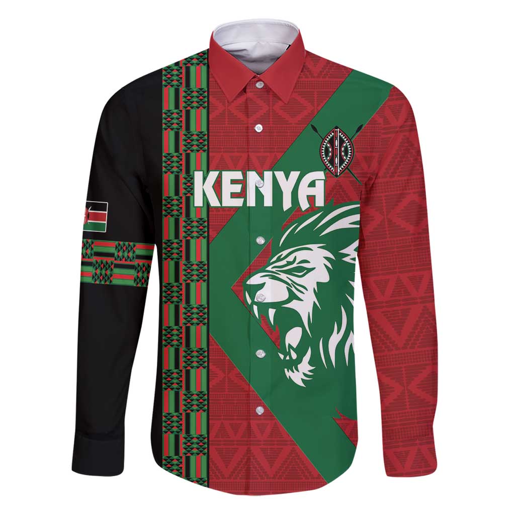 Kenya Rugby Custom Family Matching Puletasi and Hawaiian Shirt Go Lionesses - African Pattern - Wonder Print Shop