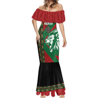 Kenya Rugby Custom Mermaid Dress Go Lionesses - African Pattern - Wonder Print Shop