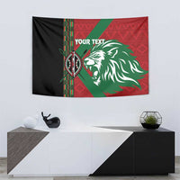 Kenya Rugby Custom Tapestry Go Lionesses - African Pattern - Wonder Print Shop