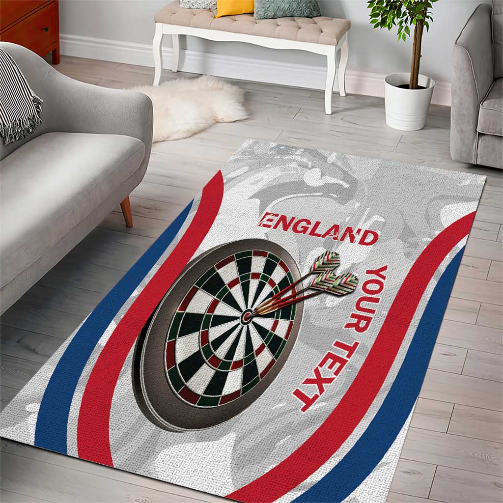 Custom England Darts Area Rug Go Champions Grunge Marble Style - Wonder Print Shop