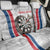 Custom England Darts Back Car Seat Cover Go Champions Grunge Marble Style - Wonder Print Shop