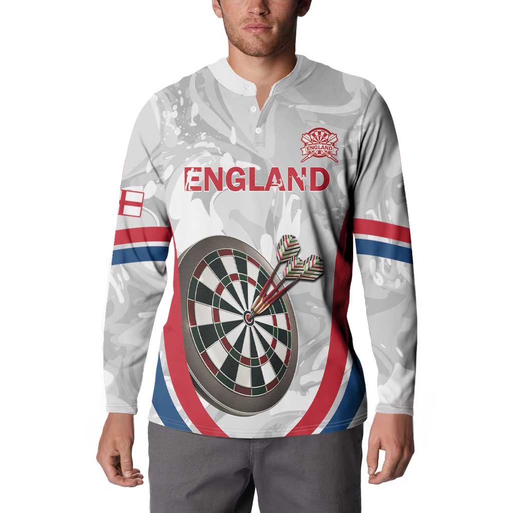 Custom England Darts Button Sweatshirt Go Champions Grunge Marble Style - Wonder Print Shop