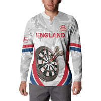 Custom England Darts Button Sweatshirt Go Champions Grunge Marble Style - Wonder Print Shop