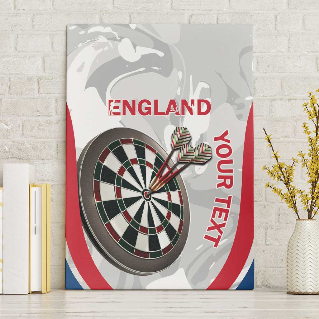 Custom England Darts Canvas Wall Art Go Champions Grunge Marble Style - Wonder Print Shop