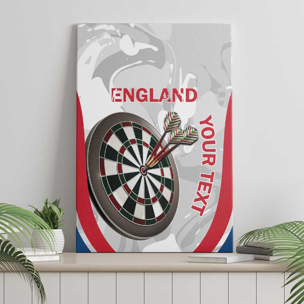 Custom England Darts Canvas Wall Art Go Champions Grunge Marble Style - Wonder Print Shop