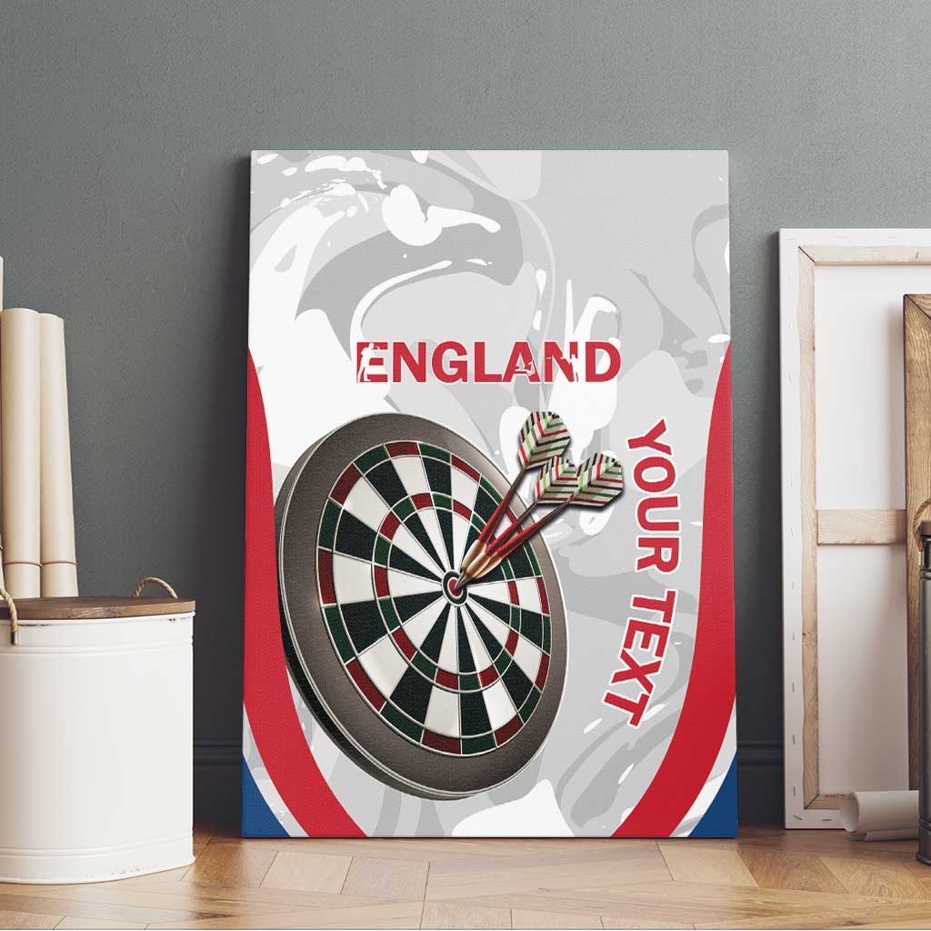 Custom England Darts Canvas Wall Art Go Champions Grunge Marble Style - Wonder Print Shop
