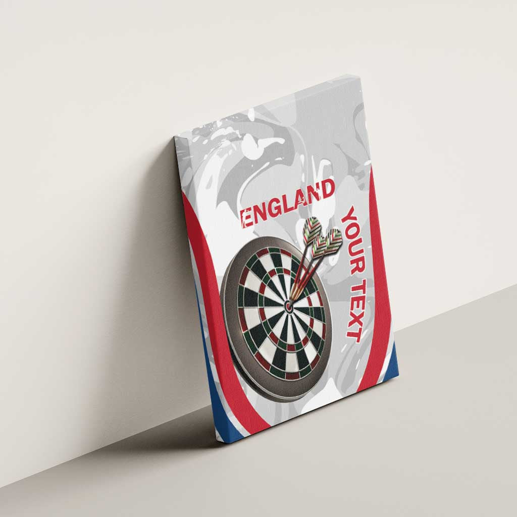Custom England Darts Canvas Wall Art Go Champions Grunge Marble Style - Wonder Print Shop