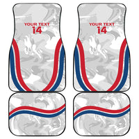 Custom England Darts Car Mats Go Champions Grunge Marble Style - Wonder Print Shop