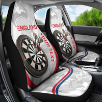 Custom England Darts Car Seat Cover Go Champions Grunge Marble Style - Wonder Print Shop