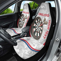 Custom England Darts Car Seat Cover Go Champions Grunge Marble Style - Wonder Print Shop