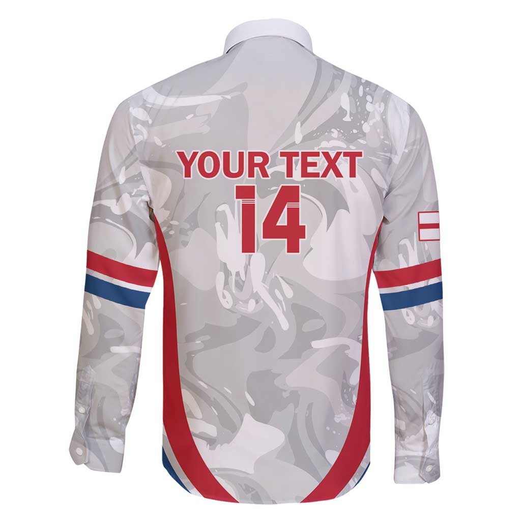 Custom England Darts Family Matching Long Sleeve Bodycon Dress and Hawaiian Shirt Go Champions Grunge Marble Style - Wonder Print Shop