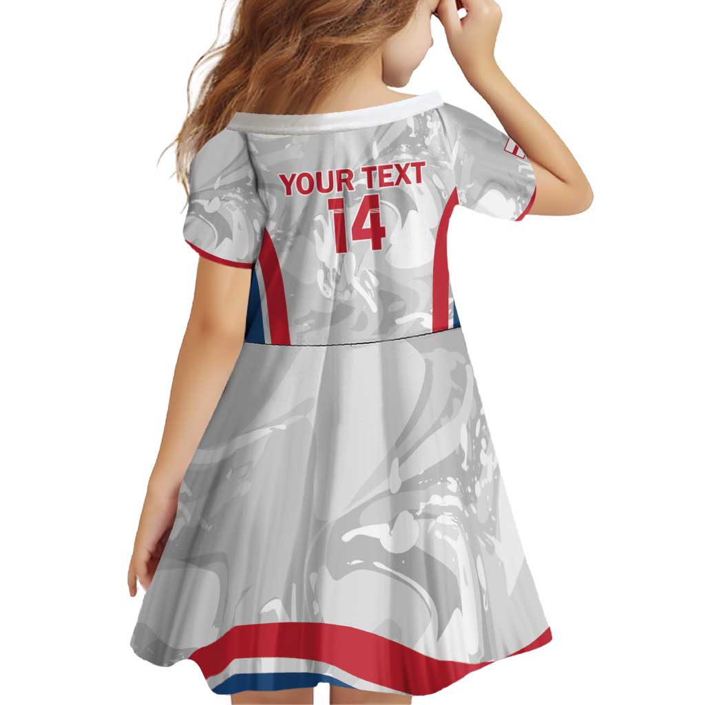 Custom England Darts Family Matching Off Shoulder Short Dress and Hawaiian Shirt Go Champions Grunge Marble Style - Wonder Print Shop