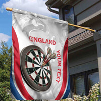 Custom England Darts Garden Flag Go Champions Grunge Marble Style - Wonder Print Shop