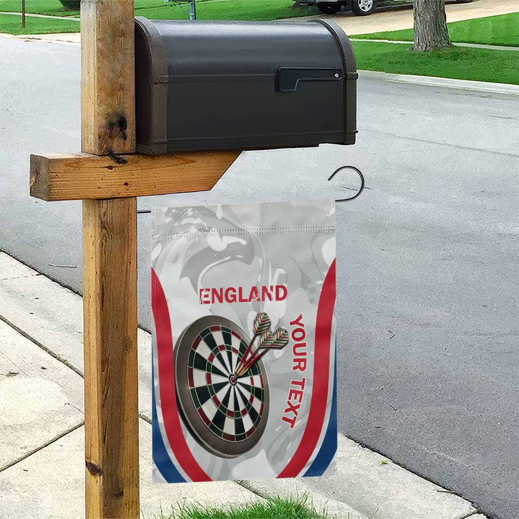 Custom England Darts Garden Flag Go Champions Grunge Marble Style - Wonder Print Shop