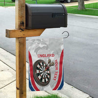 Custom England Darts Garden Flag Go Champions Grunge Marble Style - Wonder Print Shop